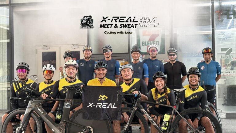 กิจกรรม Meet and Sweat ครั้งที่ 4 ที่สนามปั่นจักรยานเจริญสุขมงคลจิต (สนามฟ้า)