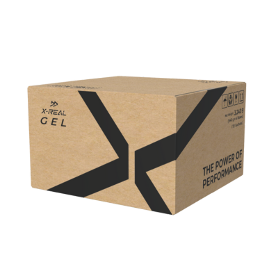X-REAL Gel แบบลัง 72 ซอง (รสแบล็คเคอแรนท์ / รสส้ม)