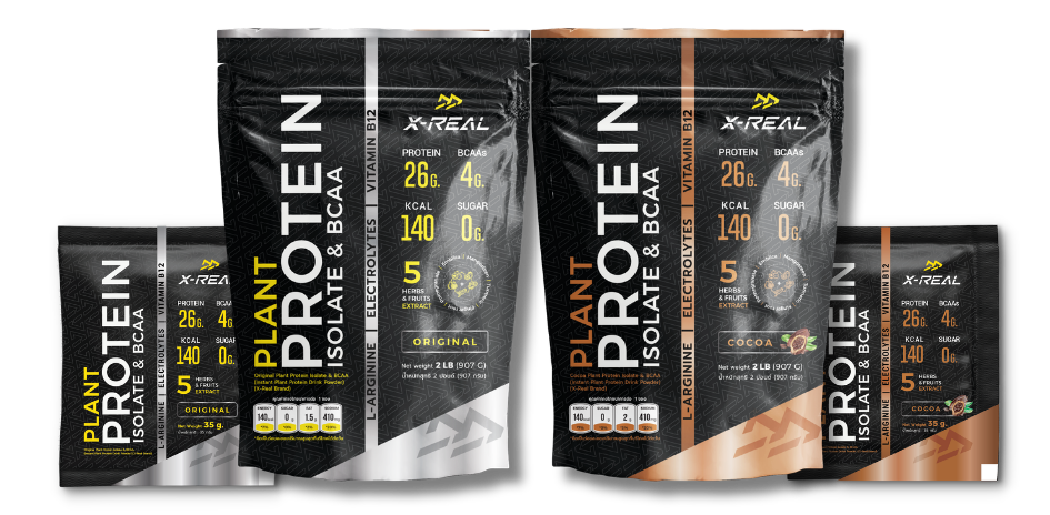 x-real sport plant-based protein for recovery